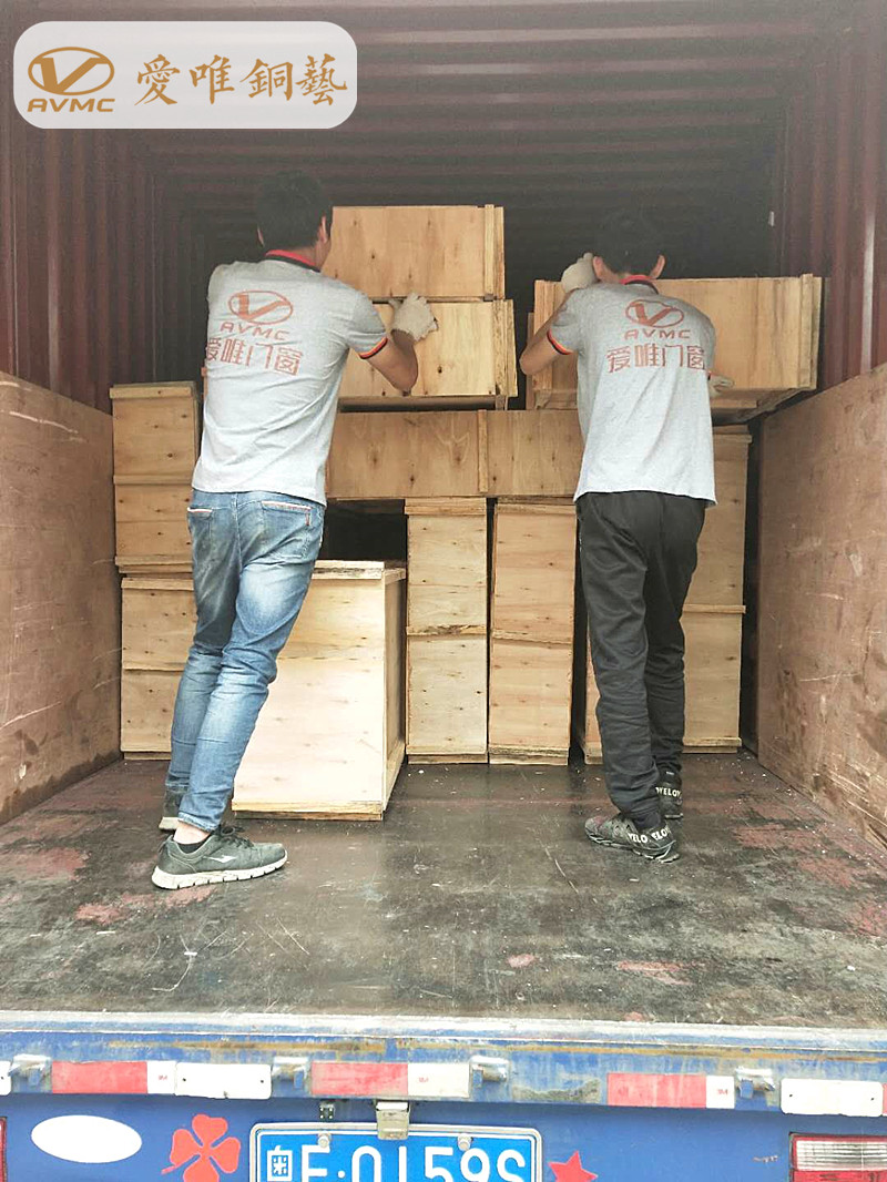 21年銅門專業制作廠家愛唯銅藝