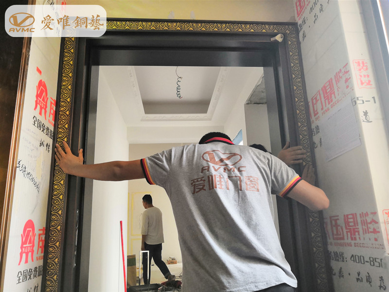 21年銅門專業制作廠家愛唯銅藝