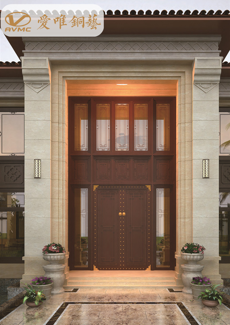 愛唯銅藝、銅門
